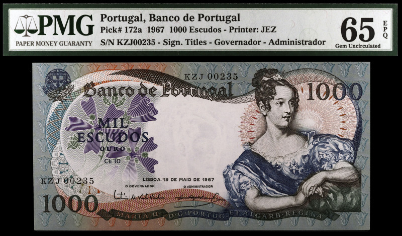 Portugal. 1967. Banco de Portugal. 1000 escudos. (Pick 172a). Lisboa, 19 de mayo...