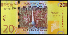 Samoa. s/d (2017). Banco Central. 20 tala. (Pick 40c). Serie 22, de reposición. S/C.