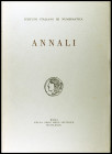 ANNALI:"Instituto di Numismatica". 3 revistas (números 26, 29 y 47).