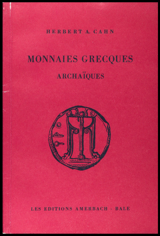 CAHN, Herbert A.: "Monnaies Grecques Archaïques". (Basilea, 1947).