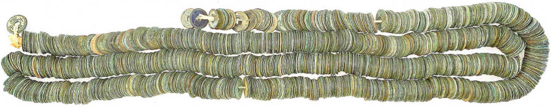 China
Südliche Sungdynastie. Sammlungen
Posten von ca. 1500 Bronze-Cashmünzen....