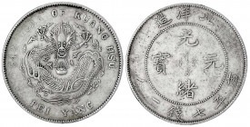 China
Qing-Dynastie. De Zong, 1875-1908
Dollar, Jahr 34 = 1908 Pei Yang (Mzst. Tientsin, Provinz Chihli), größere Jahreszahl.
sehr schön. Lin Gwo M...