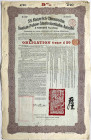 China
Wertpapiere
Obligation über 20 Pfund 1910, Tientsin-Pukow Staatseisenbahn-Ergänzungs-Anleihe.
IV