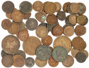 Ceylon
Lots
62 Kupfermünzen: von den Cholas des Mittelalters bis zur niederl. und brit. Kolonie des 19. Jh.
gering erhalten bis sehr schön