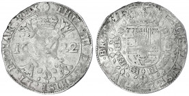 Belgien-Brabant
Philipp IV. von Spanien, 1621-1665
Patagon 1622, Antwerpen.
schön/sehr schön. Delmonte 293.