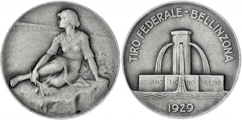 Schweiz-Tessin
Silbermedaille 1929 von Agostino Balestra. Föderalschützenfest i...