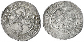 Böhmen
Rudolf II. von Habsburg, 1576-1612
Weißgroschen 1594, Kuttenberg. sehr schön, Prägeschwäche. Dietiker 299.