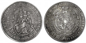 Bayern
Maximilian I., als Kurfürst, 1623-1651
Madonnentaler 1625. Jahreszahl geteilt mittig links und rechts neben Wappen. 28,52 g.
fast vorzüglich...