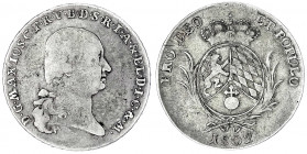 Bayern
Maximilian IV. (I.) Joseph, 1799-1806-1825
Konventionstaler 1802. Var. ohne CD.
schön/sehr schön. AKS 4 Anm. Thun 32 Anm.