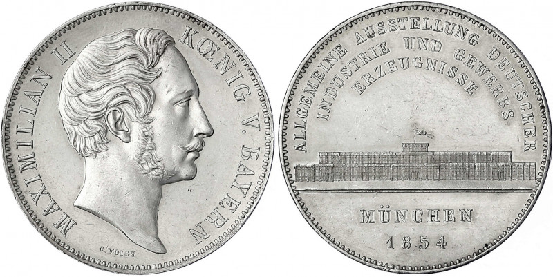 Bayern
Maximilian II. Joseph, 1848-1864
Geschichtsdoppeltaler 1854. Allgemeine...