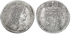 Brandenburg-Preußen
Friedrich III., 1688-1701
2/3 Taler 1690 LCS, Berlin. sehr schön. v. Schrötter 88.