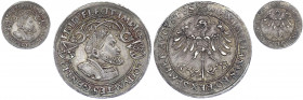 Sachsen-Kurfürstentum
Friedrich der Weise, 1486-1525
1/4 Guldengroschen 1507, Nürnberg. Auf die Übertragung der Generalstatthalterwürde und die Würd...