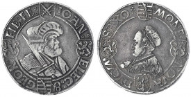 Sachsen-Kurfürstentum
Johann der Beständige und Georg, 1525-1530
Guldengroschen o.J., Mzz. Kleeblatt, Annaberg. sehr schön, schöne Patina, selten
E...
