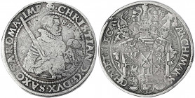 Sachsen-Albertinische Linie
Christian I., 1586-1591
Reichstaler 1588 HB, Dresden. schön/sehr schön. Schnee 731. Davenport. 9806. Keilitz/Kahnt.. 142...