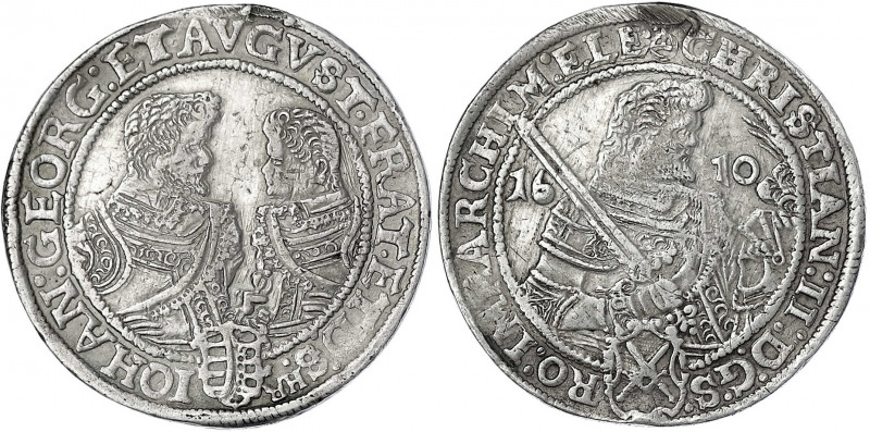 Sachsen-Albertinische Linie
Christian II., Johann Georg I. und August, 1602-161...