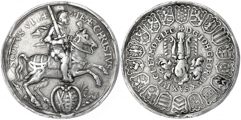 Sachsen-Albertinische Linie
Johann Georg I., 1615-1656
Silbermedaille 1626 von...