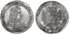 Sachsen-Albertinische Linie
Johann Georg III., 1680-1691
2/3 Taler 1689 IK, Dresden.
vorzüglich, selten in dieser Erhaltung. Davenport. 808. Kohl 2...