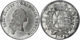 Sachsen-Albertinische Linie
Friedrich August III., 1763-1806
Konventionstaler 1764 IFoF, Leipzig. sehr schön, kl. Kratzer. Buck 116. Schnee 1061. Sl...