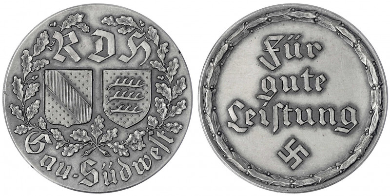 Drittes Reich
Silbermedaille o.J. Reichsverband für Deutsches Hundewesen (RDH) ...