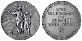 Medailleure
Hörnlein, Friedrich Wilhelm *1873, +1945
Silber-Prämienmedaille o.J. (1926). Dt. Braunkohlen-Industrie-Verein, Dank f. 25 Dienstjahre im...