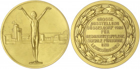 Medicina in Nummis
Kongresse
Deutschland
Vergoldete Bronzemedaille 1926 von Goebel bei Oertel Berlin. Ausstellung für Gesundheitspflege, soziale Fü...