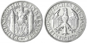 Gedenkmünzen
3 Reichsmark Dinkelsbühl
1928 D. vorzüglich/Stempelglanz. Jaeger 334.