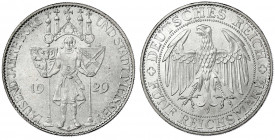 Gedenkmünzen
5 Reichsmark Meissen
1929 E. prägefrisch/fast Stempelglanz. Jaeger 339.