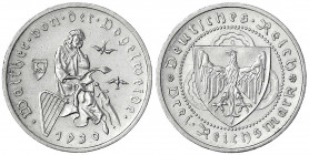 Gedenkmünzen
3 Reichsmark Vogelweide
1930 G. gutes vorzüglich, etwas berieben. Jaeger 344.