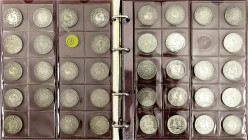 Kursmünzen
5 Deutsche Mark Silber 1951-1974
Komplettsammlung: 73 Stück 1951 bis 1974. Mit 1958 J (sehr schön). Im Album.
sehr schön bis prägefrisch...