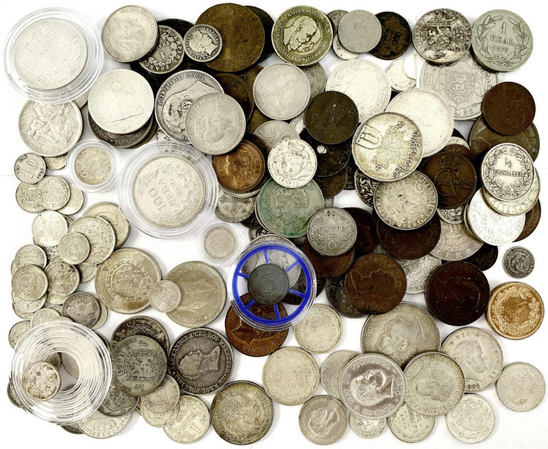 Sammlungen allgemein
158 bessere oder gut erhaltene Münzen aus aller Welt ab de...
