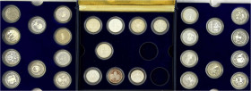 Sammlungen allgemein
Unicef-Sammlung Jahr des Kindes in Schatulle. 28 (von 30) Silbermünzen versch. Länder (es fehlen China und Thailand). Zertifikat...