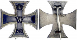 Deutschland
Deutsche Länder, bis 1918
Preußen: Eisernes Kreuz I. Klasse 1914 gewölbte Form, ohne Hersteller. Im Etui für ein anderes Ehrenzeichen.
...