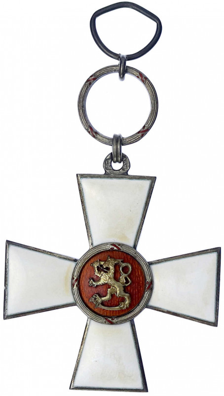 Finnland
Orden des Löwen, Ritterkreuz I. Klasse. Verliehen ab 1942. Im Etui.
s...