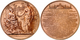 1888. Alfonso XIII. Barcelona. Inauguración de la Exposición Universal. Medalla. (Cru.Medalles 745a) (V. 540 var metal). Grabadores: E. Arnau y Castel...