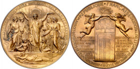 Francia. 1878. III República. París. Exposición Universal. Medalla. (Musée Carnavalet Histoire de Paris, nº inv. ND1231). Grabador: E. A. Oudiné. Marc...