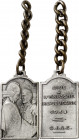 Francia. 1938. Comité Internacional de ayuda a España. Medalla. (Pérez Guerra 861). Grabador: Pelletier. Metal blanco. 6,59 g. Medalla rectangular de ...