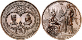 Gran Bretaña. 1889. Londres. 700º Aniversario de la alcaldía. Medalla. (BCM. 1752) (BHM. 3377) (Forrer III, 167). Grabador: A. Kirkwood & Son. Acuñaci...