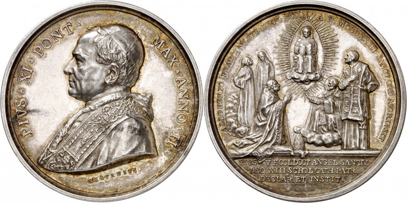 Vaticano. 1923. Pío XI (1922-1939). VI Centenario de la canonización de San Tomá...