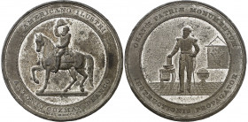 Venezuela. 1875. A Antonio Guzmán Blanco, el americano Ilustre. Medalla. Grabadores: W.H. Key y Phil.Medalla conmemorativa de la erección de la estatu...