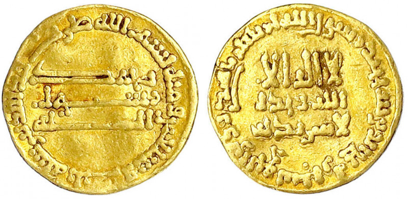 Abbasiden
Harun, 786-809 (AH 170-193)
Dinar AH 173 = 789/790. Ohne Münzstätten...