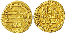 Abbasiden
Harun, 786-809 (AH 170-193)
Dinar AH 193 = 809. Mit "Lil Khalifa", Misr. 3,74 g.
sehr schön, beschnitten, besseres Jahr
Bernardi fand nu...