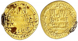Abbasiden
Al-Mamun, 812-833 (AH 196-218)
Dinar AH 198 = 814/815. Mit "Al Imam" und "Al Muttalib", Misr. 3,86 g.
schön/sehr schön, Henkelspur, etwas...