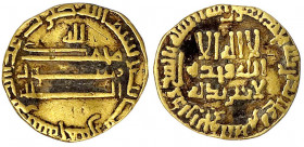 Abbasiden
Al-Mamun, 812-833 (AH 196-218)
Dinar AH 205 = 820/821. Mit "Lillah", Madinat al Salam. 3,85 g.
sehr schön, beschnitten, Belag, selten
Be...