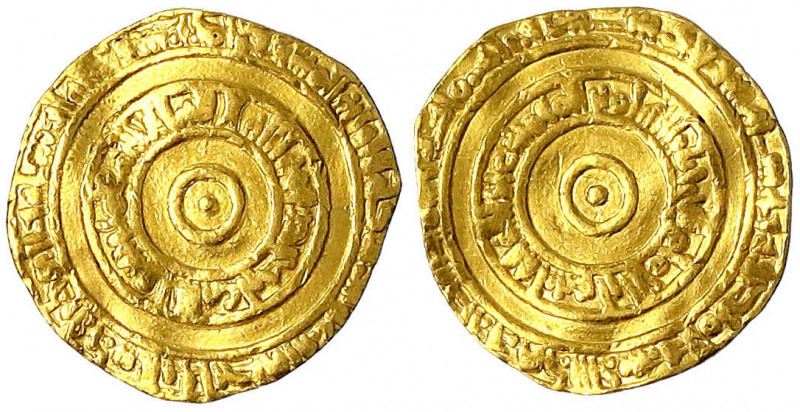 Fatimiden
Al Aziz, 976-997 (AH 365-386)
Dinar AH 367 = 978, Al Mansuriya. 4,00...