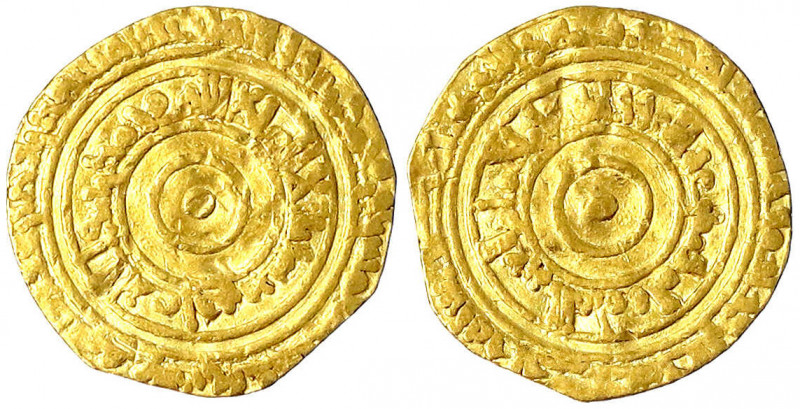 Fatimiden
Al Aziz, 976-997 (AH 365-386)
Dinar AH 373 = 983/984, Misr. 3,95 g....