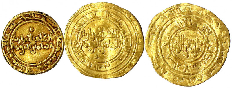 Fatimiden
Al Zahir, 1021-1036 (AH 411-427)
3 Stück: Dinar o.J., Mzst. unleserl...