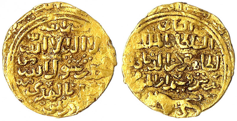 Mamluken
Al Zahir Baybars, 1260-1277 (AH 658-676)
Dinar o.J. und ohne Münzstät...