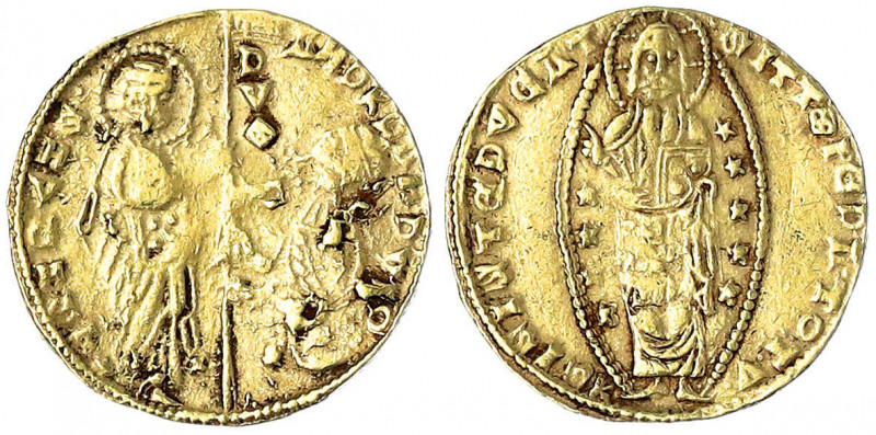 Italien-Venedig
Andrea Dandolo, 1342-1354
Zecchine o.J. 3,56 g. Levantinischer...