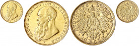 Sachsen/-Meiningen
Georg II., 1866-1914
10 Mark 1909 D Auflage Nur 2 T. Ex.
Polierte Platte, winz. Kratzer, sehr selten. Jaeger 280.