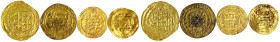 -1
4 islamische Goldmünzen: Ikshididen (2X), Abbasiden, Buyiden. Zusammen 13,42 g.
schön bis sehr schön